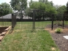 RAF 200 Style Aluminum fencing bronze color with arched gates