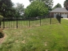 RAF 200 Style Aluminum fencing bronze color with arched gates