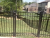 4' Black RAF 200 Aluminum fencing with standard gates