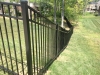 4' Black RAF 200 Aluminum fencing with standard gates