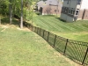 4' RAF 200 Black aluminum fencing