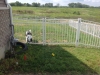 RAF 200 White Aluminum fencing with standard gates