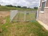 RAF 200 White Aluminum fencing with standard gates