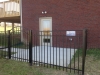 RAFS 4' Black Aluminum Fence with Arched gates