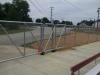 Fence with Cantilever gates at Putnam Stadium Ashland Kentucky