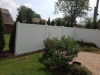 White PVC Vinyl Privacy fencing 6' high