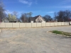 Commercial PVC Privacy fence Adobe color w/slide gate