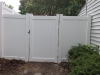 6'PVC Privacy with walk gate