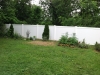6'PVC Privacy with walk gate