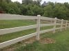 pvc- tan fencing