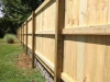6' Dog Ear Privacy on top of retaining wall and continuous on ground to all be same height