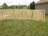 4' dog ear picket with 11/2" spacing