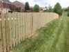 4' dog ear picket with 11/2" spacing