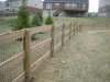 Kentucky Board 3 rail fence