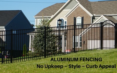 ALUMINUM FENCING – No Upkeep ~ Style ~ Curb Appeal