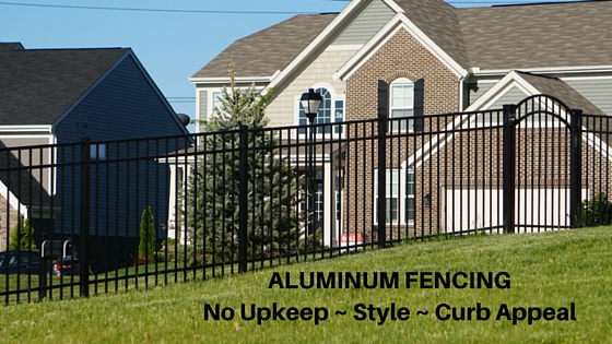 ALUMINUM FENCING – No Upkeep ~ Style ~ Curb Appeal
